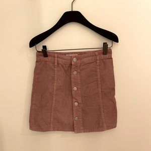 Billabong Purple Miniskirt with button detail 26/XS